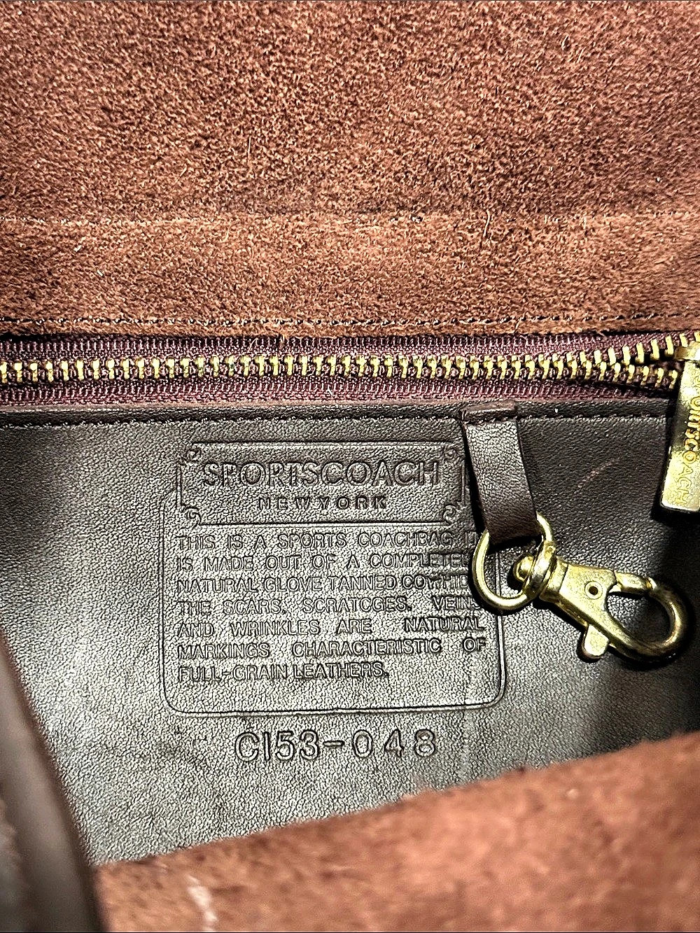 Coach Vintage Turnlock Daypack Backpack Brown